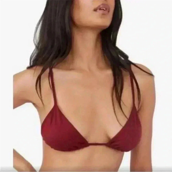 Free People Sammi Triangle Bra White/Blanc M-L/ M-G NWT 🙌🏻✨⏰💭🤝⌛️ - Picture 12 of 16